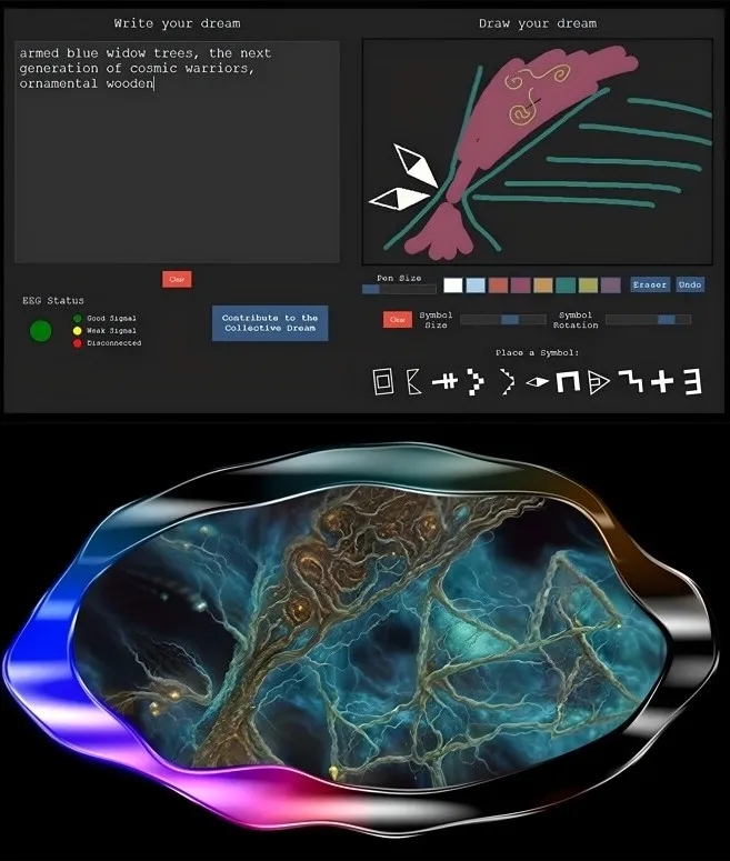 Oneiris: An AI-augmented Brain-Computer Interface for Exploring Personal and Collective Dreamscapes